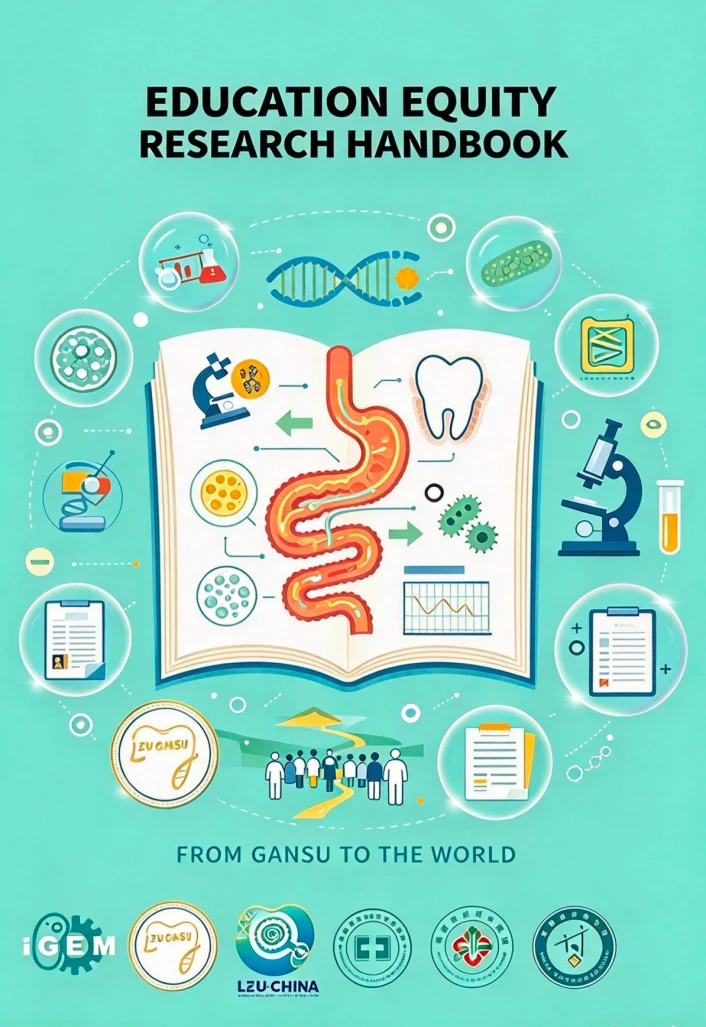 Cover of the educational equity survey handbook (prepared by the team)